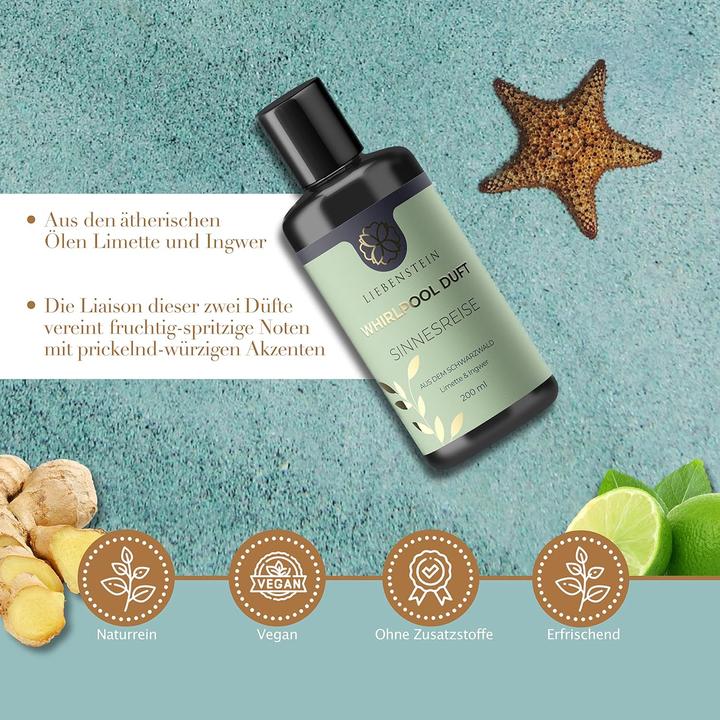 Actual product image Liebenstein Organic Whirlpool Scent Sensory Journey (200 ml, Bath oil)
