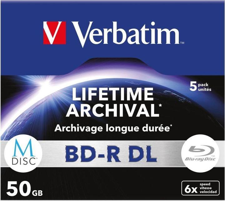 Produktbild Verbatim M-Disc BD-R Blu-Ray (5 x)