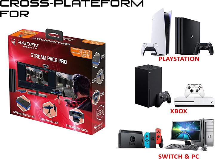 Image du produit Subsonic Pack d'accessoires pour le streaming
