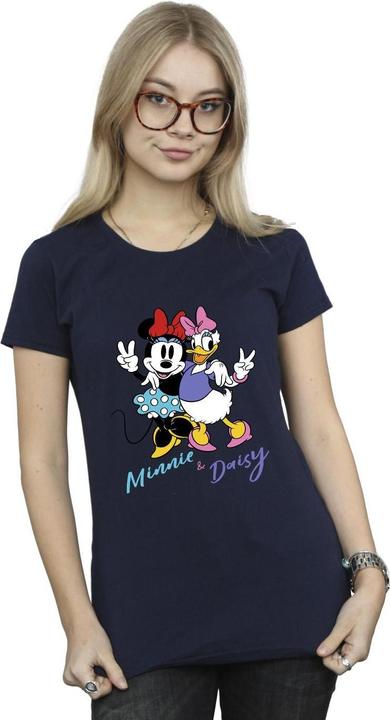 Actual product image Disney Womens/Ladies Minnie Mouse And Daisy Cotton T-Shirt (XL)