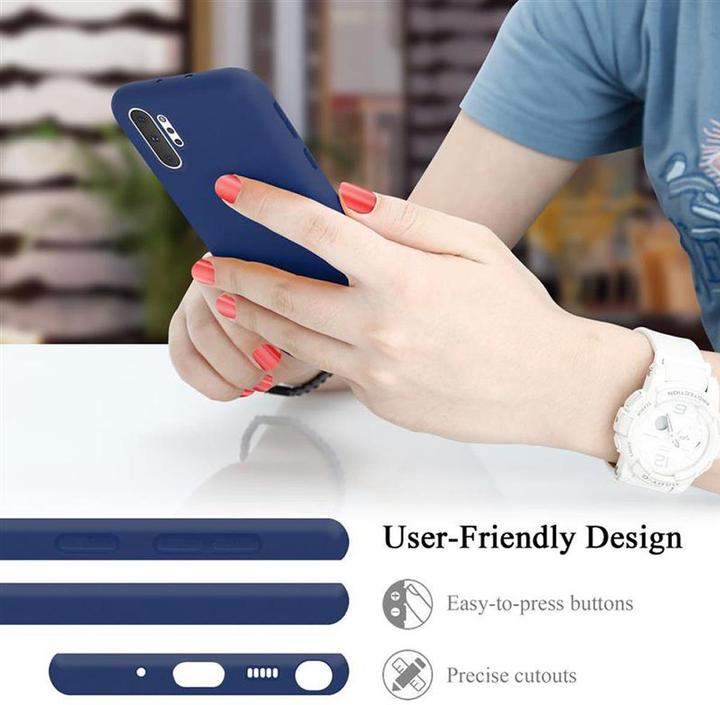 Immagine prodotto Cadorabo Copertura della cassa del silicone liquido TPU (Samsung Galaxy Note 10 Plus, Samsung Galaxy Note 10 Pro)