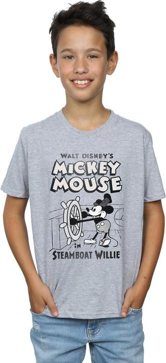 Immagine prodotto Disney Mickey Mouse Steamboat Willie Maglietta Ragazzi (140, 146)