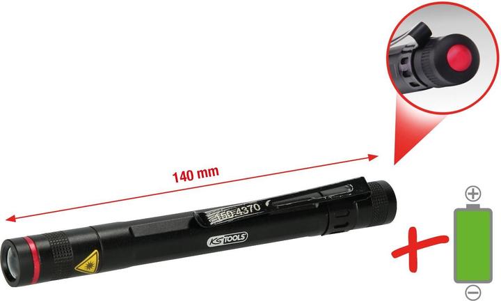 Produktbild KS Tools 150.4370 (14 cm, 85 lm)