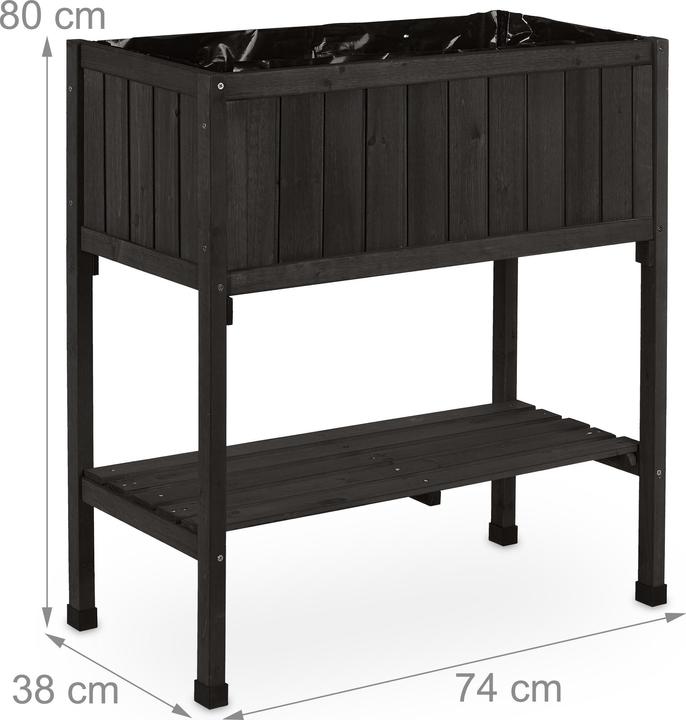 Actual product image Relaxdays Raised bed