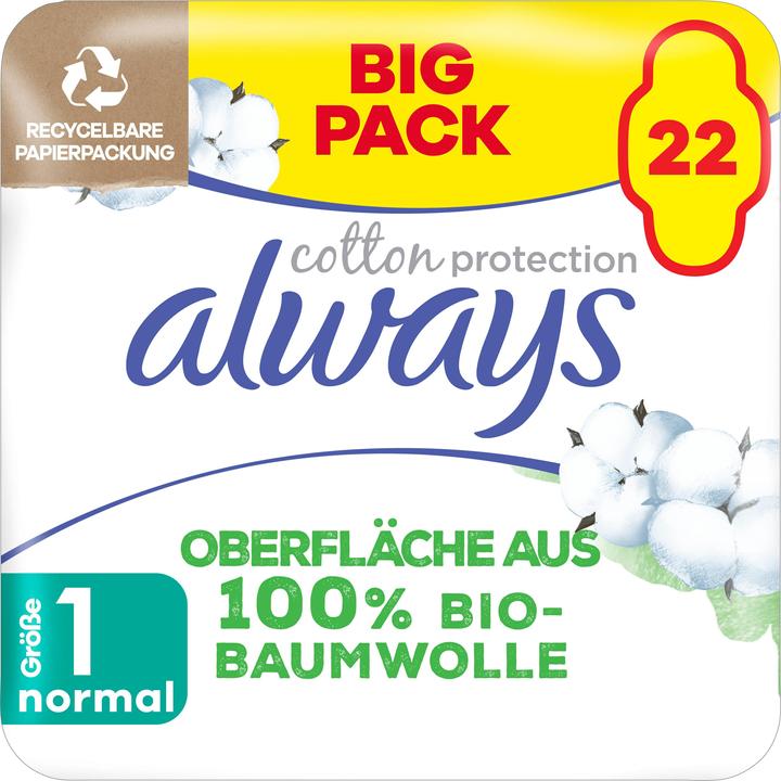 Actual product image Always Cotton Protection (22 x, Sanitary pads)