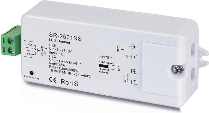 Sunricher RECEIVER LED STRIP 12-36V 1X8A SR-2501NS (18 cm)