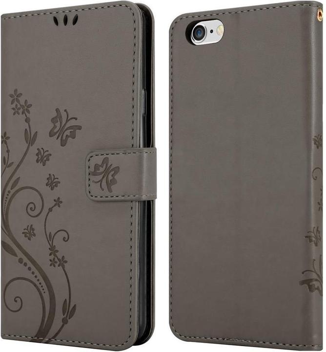 Actual product image Cadorabo Flower Book Cover (Apple iPhone 6 Plus, Apple iPhone 6s Plus)