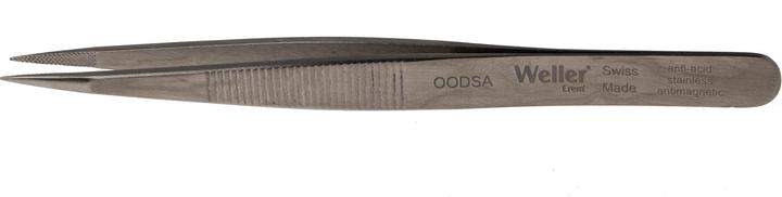 Immagine prodotto Weller Erem Erem Stainless Steel Tweezers resistente all'acido, punta dritta, punta seghettata, 120 mm