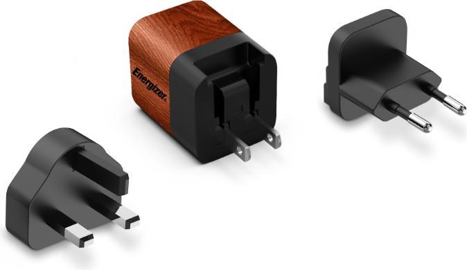 Immagine prodotto Energizer Caricabatterie Power Delivery - 20 W - EU/UK/US, Look in legno (20 W)