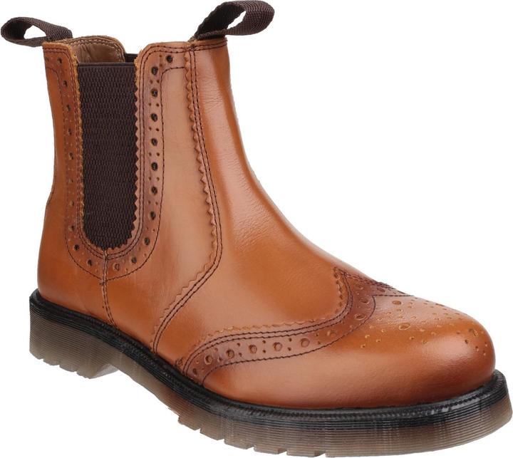 Actual product image Amblers Safety Mens Dalby Pull On Brogue Boots (50)