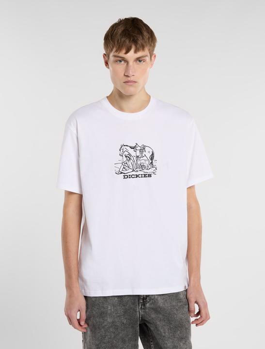 Produktbild Dickies Companion Center Logo Ss Tee White (M)