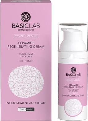 Produktbild BasicLab Complementis Ceramide Regenerating Cream 5% Betaine And 3% Urea Nourishment And (50 ml)