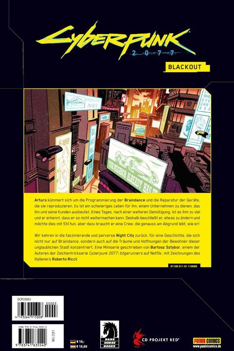 Immagine prodotto Panini Cyberpunk 2077 Comics (Tedesco, Roberto Ricci, Bartosz Sztybor, Andreas Kasprzak, 2023)