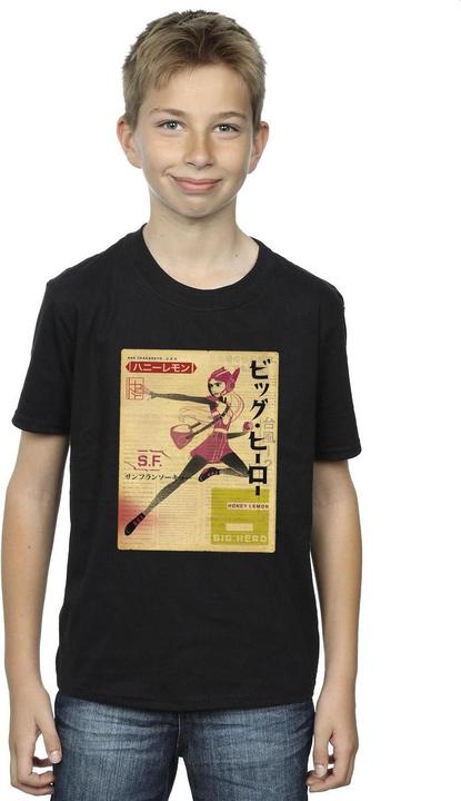 Image du produit Disney - T-shirt BIG HERO BAYMAX HONEY LEMON NEWSPAPER - Garçon (152, 158)
