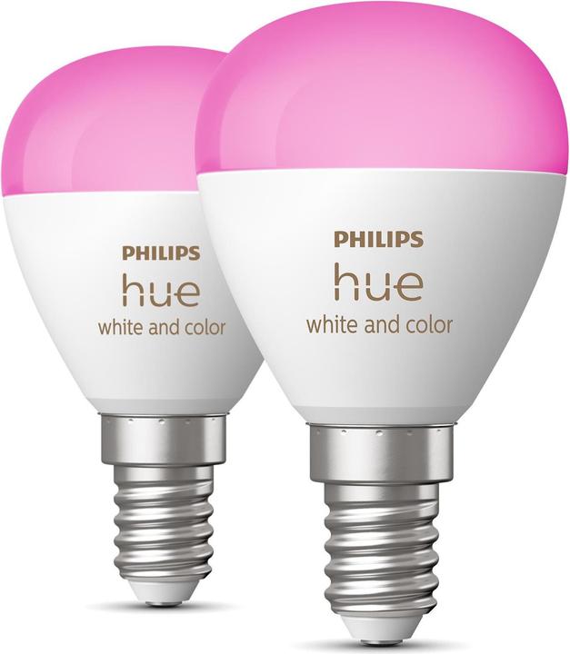 Philips Hue White & Color Ambiance Luster (E14, 5.10 W, 470 lm, 2 x, F)