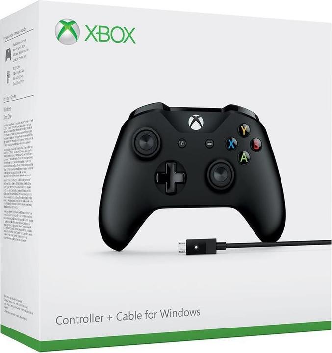 Produktbild Microsoft Xbox Wireless Controller + Cable for Windows (Xbox Series X, Xbox One S, Xbox Series S, Xbox One X, PC)