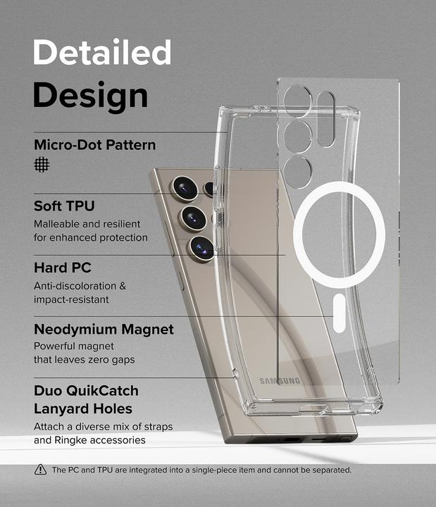 Actual product image Ringke Fusion Magnetic Magsafe Galaxy S24 Ultra Clear (Samsung Galaxy S24 Ultra)