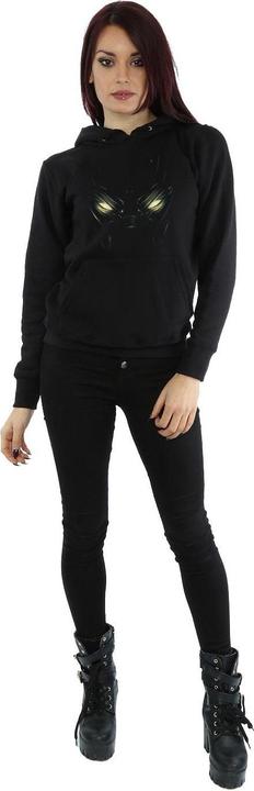 Actual product image Womens/Ladies Black Panther Eyes Hoodie (M)