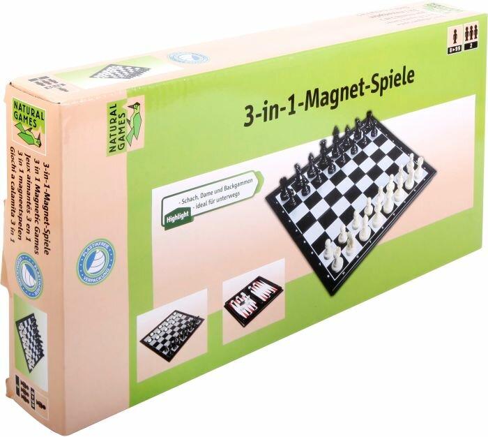 Natural games 3-in-1 magnetic game (German)