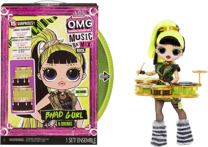 Image du produit L.O.L. Surprise! OMG Remix Rock Bhad Gurl avec batterie
