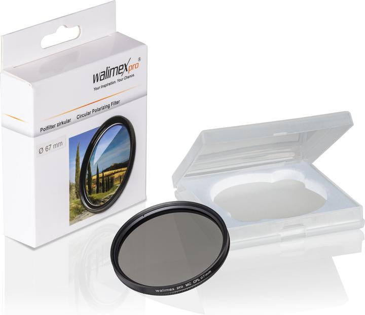 Actual product image Walimex pro Per polarising filter Circular (67 mm, Polarizing filter, 67 mm)