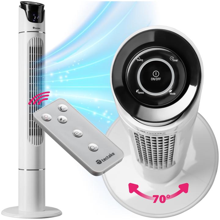Immagine prodotto tectake Ventilatore a torre (50 dB)