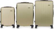 Arte Regal set 3 koffer grün abs streifen koffer