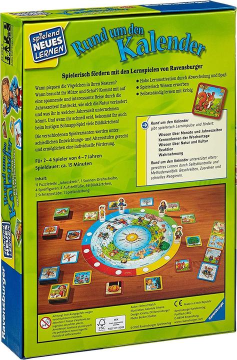 Produktbild Ravensburger Rund um den Kalender (Deutsch)