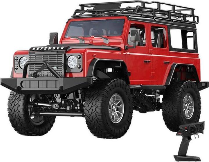 Produktbild Double Remote-controlled car 1:14 (red) Land Rover Defender E339-003