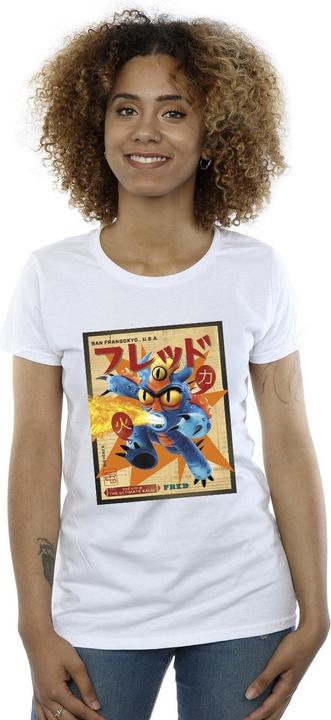 Produktbild Disney Big Hero 6 Baymax Fred Newspaper TShirt (XXL)