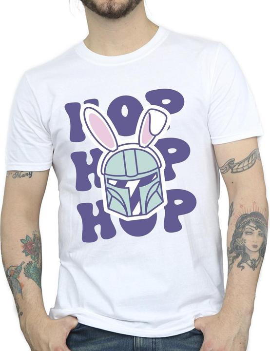 Immagine prodotto Star Wars The Mandalorian Hop Into Easter Maglietta Uomo (XXL)
