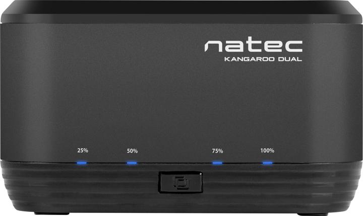 Actual product image Natec Kangaroo Dual USB 3.2 Gen 1 (3.1 Gen 1) Type-A (2.5", 3.5")