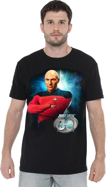 Actual product image Mens 30 Jean-Luc Picard T-Shirt (S)