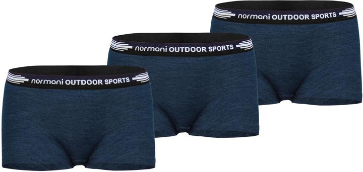 Immagine prodotto Normani Confezione da 3 boxer da donna in merino "Morwell" - 9609 (XL, Confezione singola)