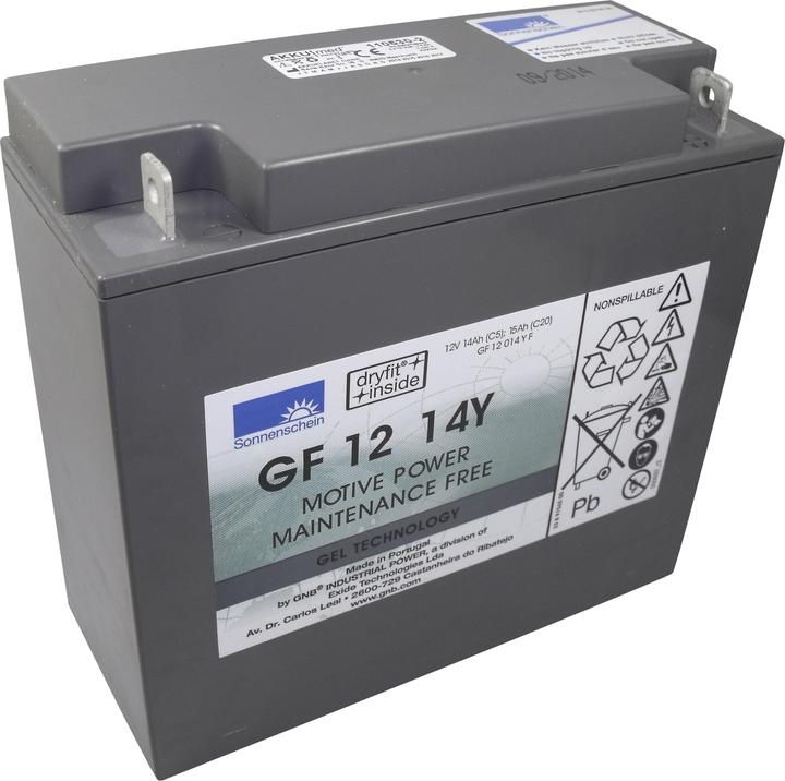 XCell Lead acid battery suitable for Maquet OP mobile table Alphamaquet (4 pcs., 14000 mAh, Rechargeable battery)