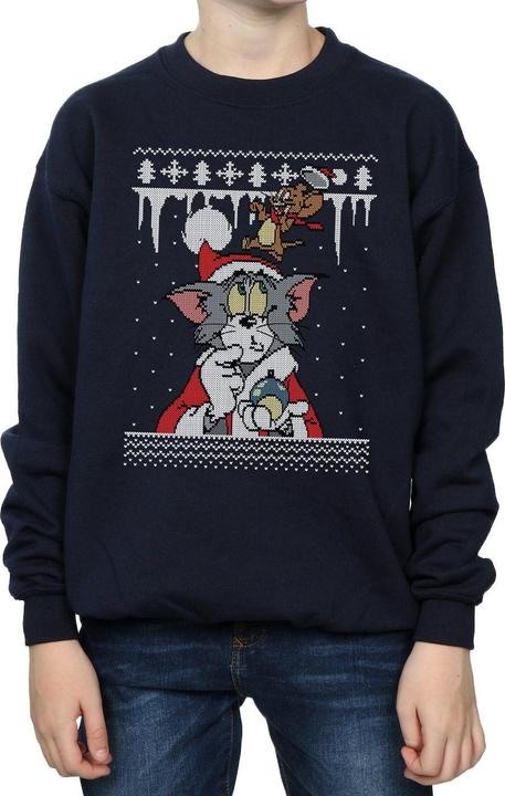 Immagine prodotto Tom & Jerry Christmas Fair Isle Felpa Ragazzi (140, 146)