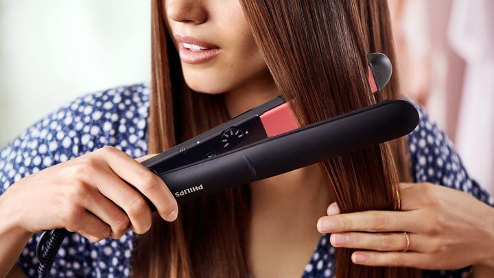 Immagine prodotto Philips Piastra per capelli BHS376/00 Sistema di riscaldamento in ceramica, Numero di impostazioni di (Piastra per capelli)
