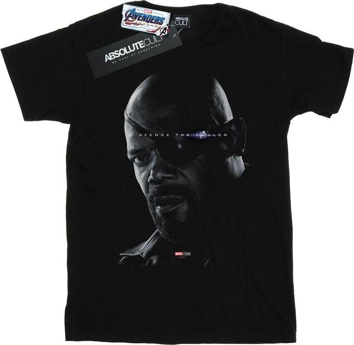 Produktbild Avengers Endgame Avenge The Fallen Nick Fury TShirt (L)