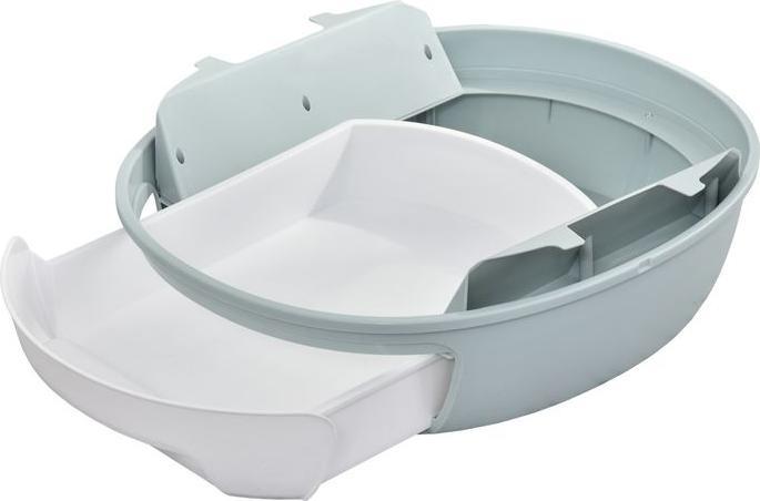 Image du produit Swisshandel24 Bac à litière avec fenêtre de toit Pelle, Portable, PP ABS, bleu marine, 47 x 55 x (Bac à litière fermé)