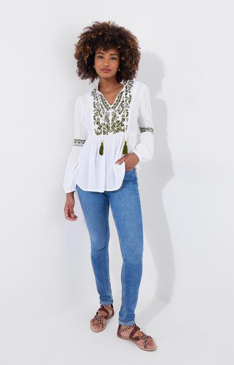 Image du produit Joe Browns Floral Embroidered Crinkle Tunic Top (16)