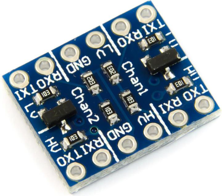 Actual product image Purecrea Logic Level Converter 2-channel 5V / 3.3V