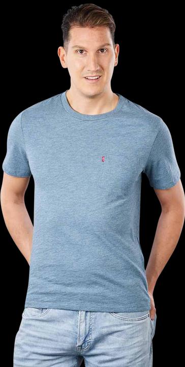 Levis Classic Pocket T-Shirt indigo wash heather (S)