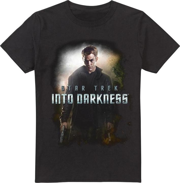 Actual product image Star Trek: Into Darkness Mens Darkness Captain Kirk T-Shirt (XXL)