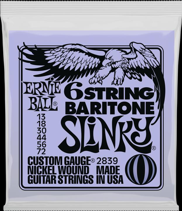 Actual product image Ernie Ball Slinky Baritone (6 x, Electric bass, 0.07")