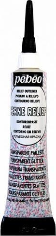Immagine prodotto Pebeo Cerne Relief (Trasparente con paillettes, 20 ml)