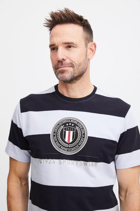Immagine prodotto FQ1924 FQTom SS t-shirt a righe con stampa logo 21900645 (M)