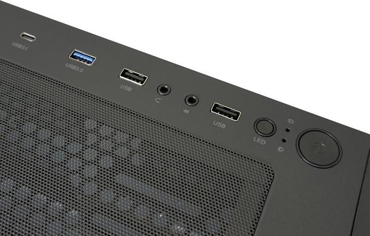 Actual product image LC-Power Case Gaming 802B-ON Black Wandererd X RGB black retail (ATX, mATX, Mini-ITX)