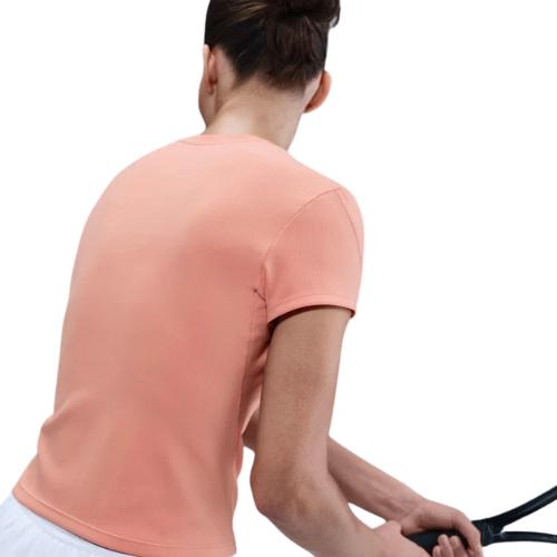 Actual product image Nike Court Advantage Dri-Fit Short-Sleeve Tennis Top Apricot Agate Woman (XS)