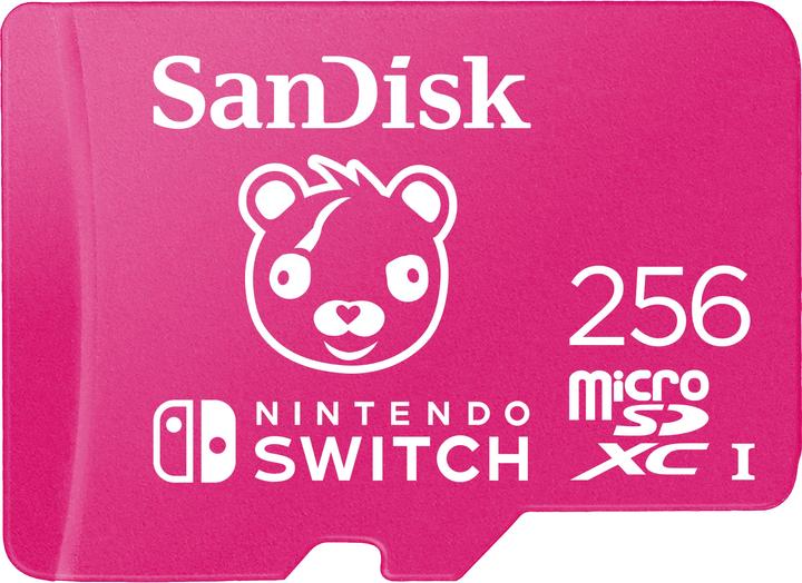 Actual product image SanDisk Nintendo Switch Card Fortnite Edition (256 GB, microSDXC, U3, UHS-I)