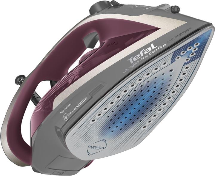 Image du produit Tefal Ultragliss Anti-Calc Plus FV6840E0 iron Steam iron 2800 W Purple, Silver (2800 W, 260 g/min)